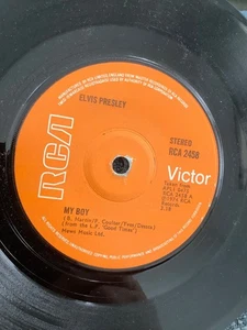Elvis Presley. My Boy. 7" vinyl 1974 . RCA - Picture 1 of 2