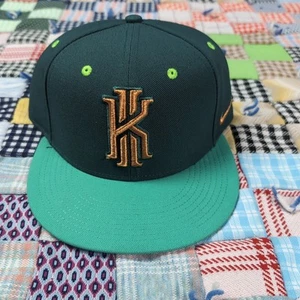 Kyrie Irving Hat Cap Green Stitched Logo Nike True Snapback Rare Colorway - Picture 1 of 6
