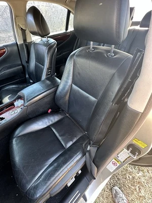 Asiento delantero del conductor Lexus LS460 2007-2009 cuero negro ventilación térmica eléctrica OEM Foto 1 de 4