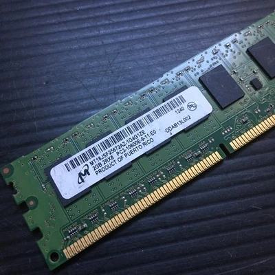 ONE Micron HP 2GB MT18JSF25672AZ-1G4G1ZE PC3-10600E DDR3 ECC RAM Memory  LF9LDS2 - Image 1 of 4