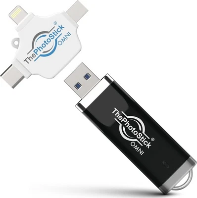 ThePhotoStick® Omni 128GB - Secure Photo & Video Backup and Transfer |...  - Image 1 of 4