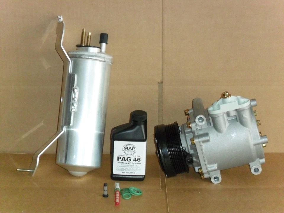 KIT COMPRESOR DE AIRE ACONDICIONADO COMPATIBLE CON FORD EXPLORER 2002,2003,2004,2005 4,0 L Foto 1 de 1