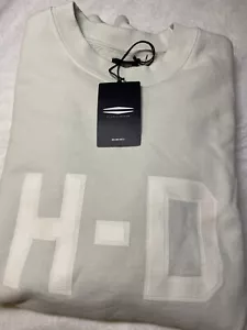 Bar Shield Harley-Davidson Hoodie Men’s L White Streetwear NEW Yzy Soft Crewneck - Picture 1 of 3