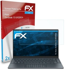 atFoliX 2x Película Protectora para Asus ZenBook 13 UX325EA transparente - Photo 1/9