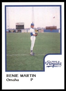 1986 ProCards Renie Martin Omaha Royals #REMA