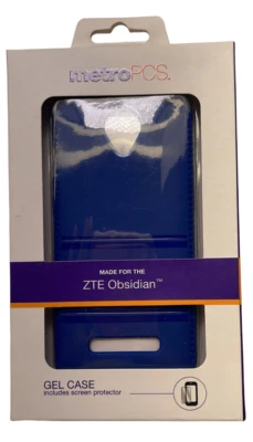 Funda de gel Metro PCS para ZTE Obsidian, azul Foto 1 de 4