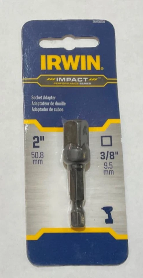 Irwin IWAF36238 3/8" Square Impact Socket Adapter #I-20 - Image 1 of 1
