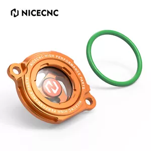 Clear Oil Filter Cover for KTM 400 520 MXC 2001-2002 450 525 MXC EXC 2003-2005 - Picture 1 of 10