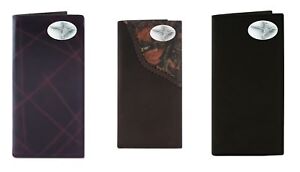 ZEP-PRO Leather FLYING MALLARD DUCK Long Roper Wallet Checkbook BiFold w/giftbox