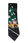 Hallmarks Christmas Tie Yule Tide Greetings Santa Hippy Claus Convertible Peace