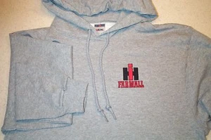 IH Farmall Logo Pullover, Hooded Pullover, Full Zip Embroidered Sweatshirt - Picture 1 of 3