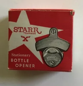 Vintage NOS COCA-COLA Starr X Stationary Bottle Opener - Unused w/Box COKE - Picture 1 of 5