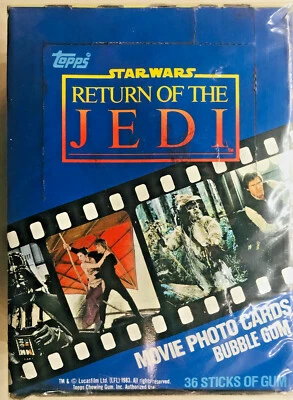 1983 Topps Star Wars Return of the Jedi Wax Box Series 1 - All 36x Packs - NO X - Image 1 of 4