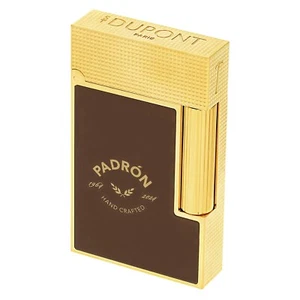S.T. DUPONT Feuerzeug Linie 2 Padron Gold/Braun C16014 - Bild 1 von 5