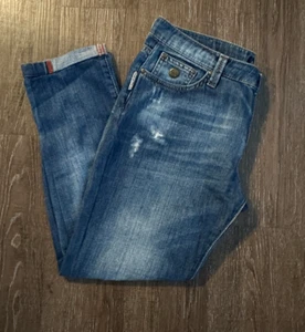 ARMANI Dark Wash Italian Luxe Jeans J20 81 Capsule Jeans Dark Blue GA Mens 30 - Picture 1 of 17