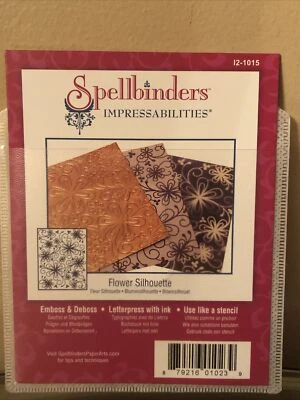 SPELLBINDERS Impressabilities Flower Dies Flower Silhouette I2-1015 - Image 1 of 4