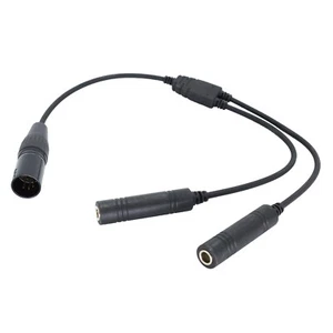 35CM Aviation Headset GA Dual Plugs to for Airbus 5 Pin XLR Headset Adapter - Zdjęcie 1 z 10