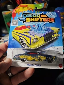 Rare 2002 Hard To Find Blue Fish'd & Chip'D Hotwheels Rare - Bild 1 von 8