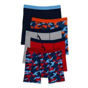 New Boys Wonder Nation 5 Pack Boxer Briefs Size Large 10-12 - Picture 1 of 2