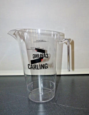 Carling 4 Pint Acrylic Pitcher Jug Brand New Bar Party Pub Mancave - Image 1 of 4