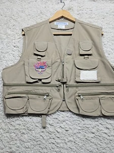 Vintage 90s Camel Joe's Fishing Vest NOS One Size Cigarette Fish & Game Club - Bild 1 von 6