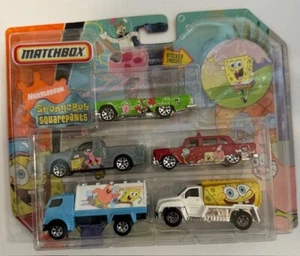 Matchbox Sponge-Bob Squarepants 5 Pk NIB RARE 2007 With Sticker Ships FREE USA - Picture 1 of 5