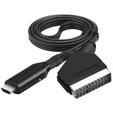 SCART auf HDMI Kabel Adapter Scart zu HDMI Kabel Audio Video HD 1080P Konverter