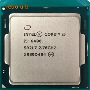 6Th Gen Intel Core i5-6400 LGA 1151 CPU Processor 2.70GHz-3.3GHz Quad-Core - Picture 1 of 1
