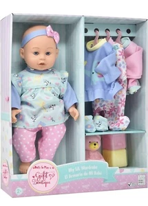 Baby Doll 14” Soft Body w/ Clothes & Accessories Dream Collection Wardrobe NEW - Picture 1 of 11