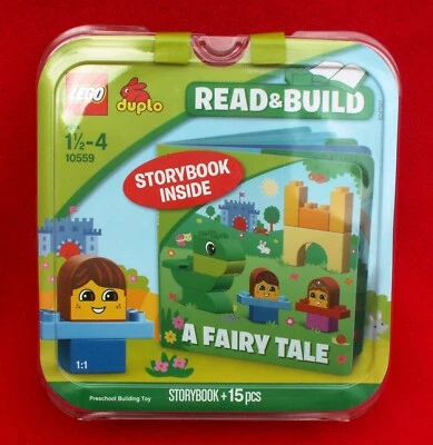 全新乐高 DUPLO 10559 阅读并构建公平的故事 带故事书 全新带盒 密封 — 第 1/4 张图片