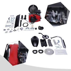 49cc Cuatro Tiempos Bicicleta Motor Gas Gasolina Motorizado Bicicleta Motor Cadena Kit con Cinturón - Imagen 1 de 24