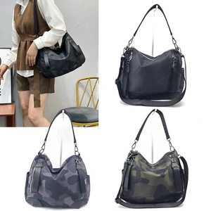 Bolso bandolera/bolso bandolera de bolsillo con cremallera múltiple de nailon para mujer - Imagen 1 de 13