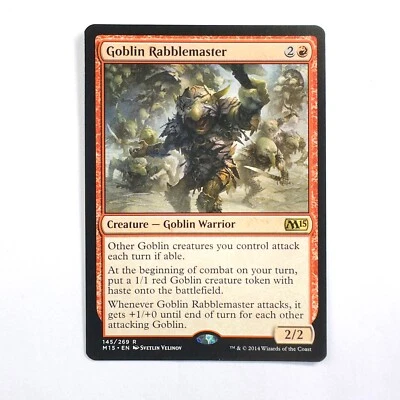 Goblin Rabblemaster 145 - MTG - Core Set 2015 - NM - Image 1 of 2