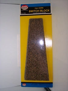 HO MODEL POWER 2 PC. CORK SWITCH BLOCK # 4316 STANDARD FITS ALL HO TRACK - Picture 1 of 5