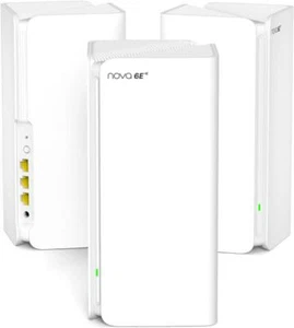 Tenda Nova MX21-Pro Mesh WLAN Repeater Router 6E System AXE5700 Alexa Weiß - Photo 1/1