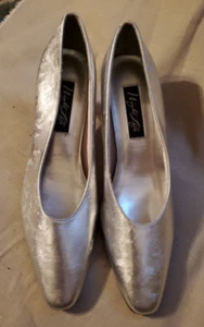 Night Life Silver Pumps 8.5AA (Light Imperfections-See Pictures) - Picture 1 of 12