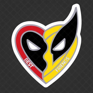 Für Deadpool Wolverine Superheld Aufkleber Vinyl Decal für Laptop, Becher, Geschenk - Bild 1 von 5