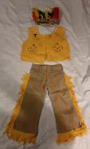 One of a kind VINTAGE 1960 /70s Home Made Indian Halloween Costume - Picture 1 of 18