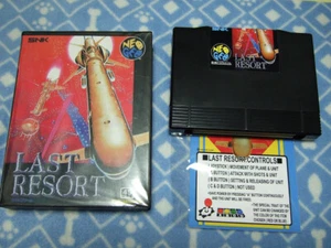 【Good】NEO GEO AES ROM Last Resort MVS Convert Excellent w/Case Paper Used - Picture 1 of 2