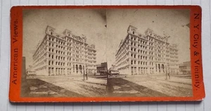 Stewart’s Hotel For Female Operatives  New York City Anthony Stereoview  1878 - Picture 1 of 2