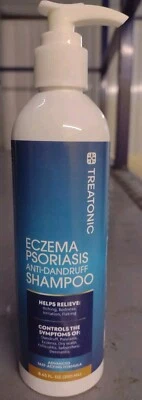 Eczema Psoriasis Anti Dandruff Shampoo Treatonic 250ml Fast Acting With Pump