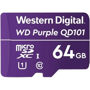 Western Digital Purple 64GB MicroSDXC Card Surveillance Camera Micro SD Card - Picture 1 of 2