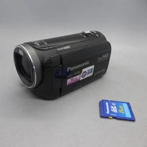 Videocámara portátil Panasonic HDC-TM80 de alta definición negra probada - Imagen 1 de 9