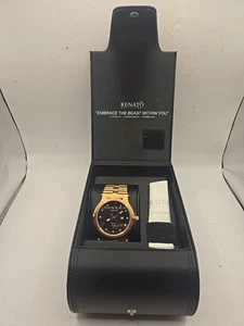 Reloj Pulsera Renato Vintage Beast 50mm RONDA 515 Cuarzo Hombre Edición Limitada 8/75 - Imagen 1 de 9