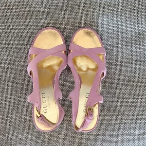 Gucci Sandalen High Heel Rosa Gold Größe EU 35,5 (23cm) Damen - Bild 1 von 24