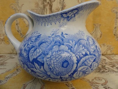 BROC de Toilette, ST AMAND ,HAMAGE NORD, modèle JARDINIERE,en très bon état bleu - Photo 1/4