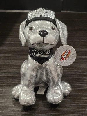 Raising Cane' - Happy New Year Countdown Cane Limited Edition Silver Dog Plush  - Image 1 of 4