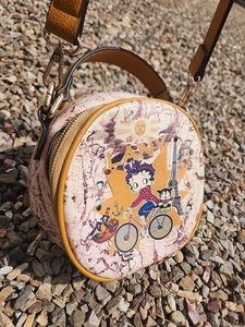 Bolso Bandolera Betty Boop Venice Cuero Sintético Dama Cartera de Hombro Bolso de Mano por Lany - Imagen 1 de 5