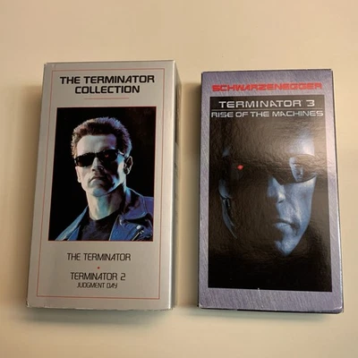 The Terminator Collection (I & II)  and 3 VHS Video Tapes very clean - Image 1 of 4