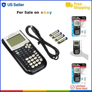 Graphing Calculator TI-84 Plus LCD Screen Battery Powered for Math Science - Picture 1 of 8